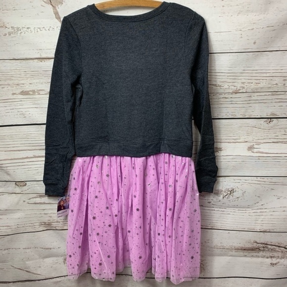 NWT Disney Frozen II Sweater Tutu Dress - Picture 5 of 6